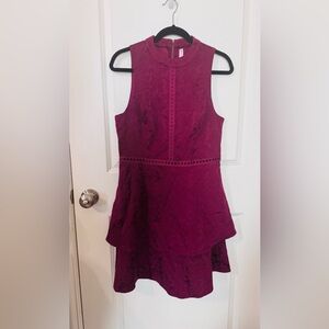Xhilaration Kids Dress in Deep Burgundy